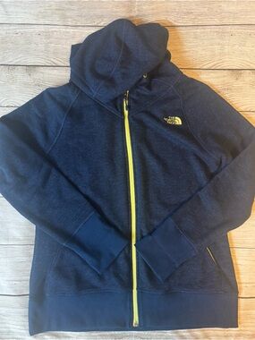 The North Face women’s Navy Hoodie Sz.Large